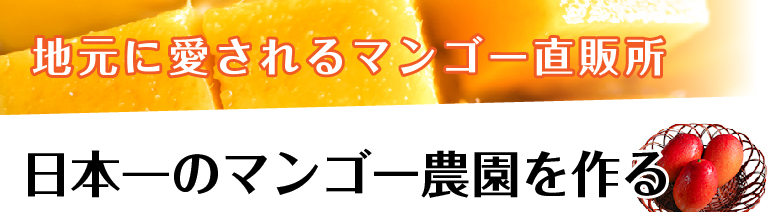 日本一のマンゴー農園を作る